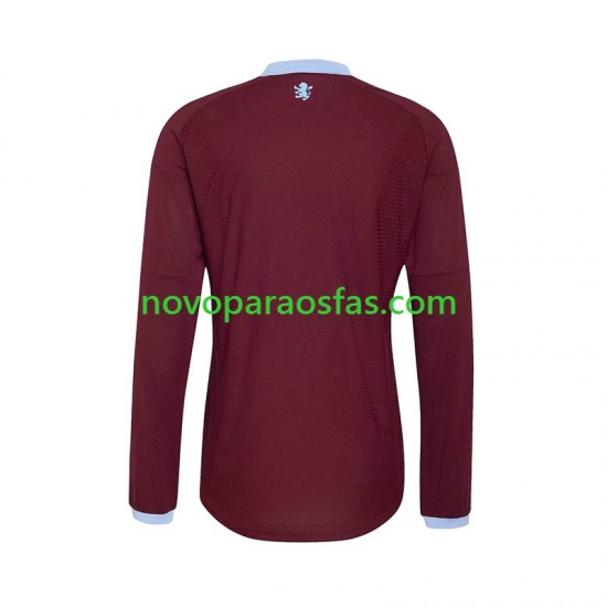 Camisolas Aston Villa Homem Casa 2026-2027 Manga Comprida