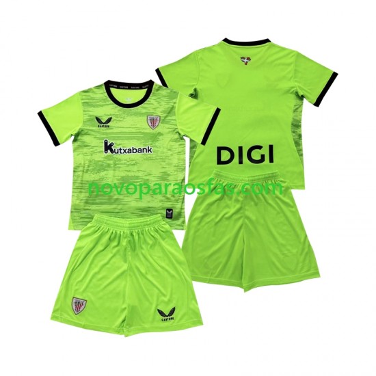 Camisolas Athletic Bilbao Guarda-redes Criança Visitante 2026-2027 Manga Curta