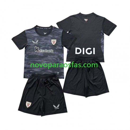 Camisolas Athletic Bilbao Guarda-redes Criança Casa 2026-2027 Manga Curta