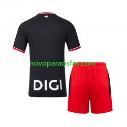 Camisolas Athletic Bilbao Criança Visitante 2026-2027 Manga Curta