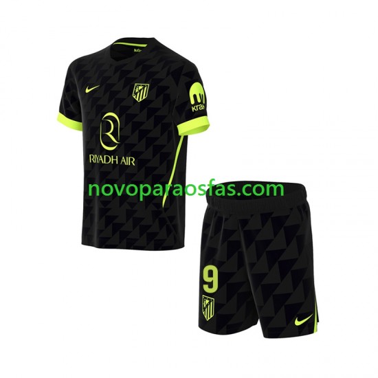 Camisolas Atlético Madrid Alexander Sorloth 9 Criança Visitante 2026-2027 Manga Curta