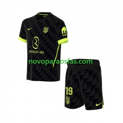 Camisolas Atlético Madrid Julian Alvarez 19 Criança Visitante 2026-2027 Manga Curta