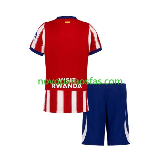 Camisolas Atlético Madrid Criança Casa 2026-2027 Manga Curta