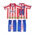 Camisolas Atlético Madrid SIMEONE 14 1996 1997 Retro Criança Casa Manga Curta