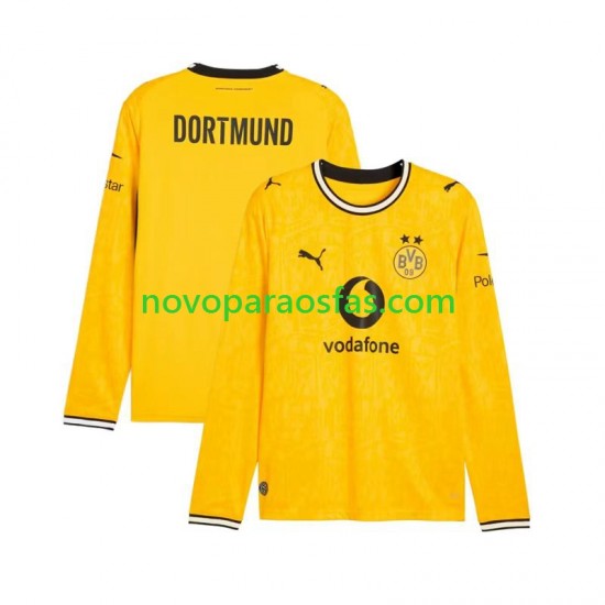 Camisolas Borussia Dortmund Homem Casa 2026-2027 Manga Comprida