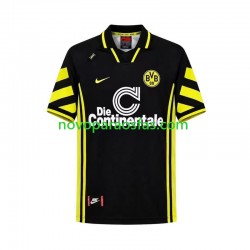 Camisolas Borussia Dortmund 1996 Retro Homem Visitante Manga Curta