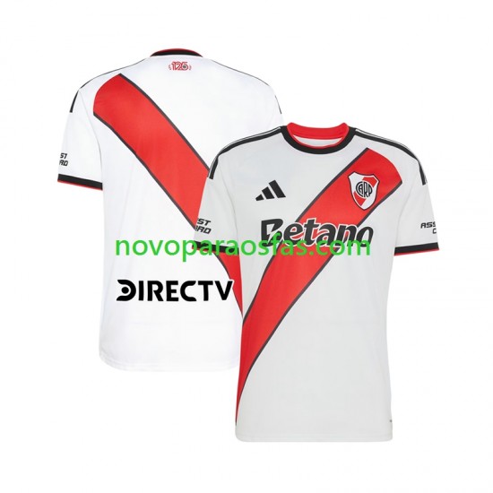 Camisolas CA River Plate Homem Casa 2026-2027 Manga Curta