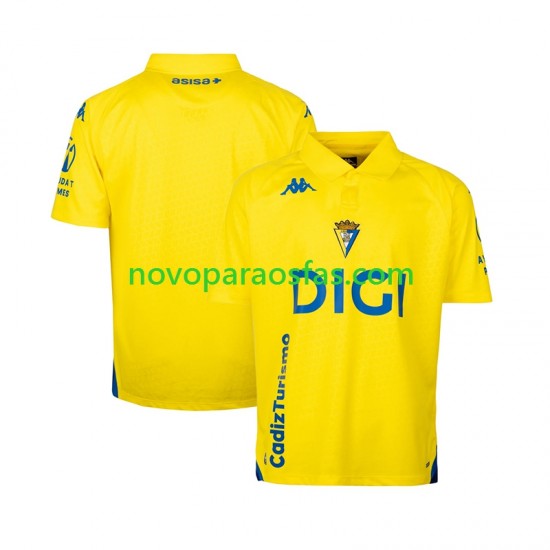 Camisolas Cádiz CF Homem Casa 2026-2027 Manga Curta