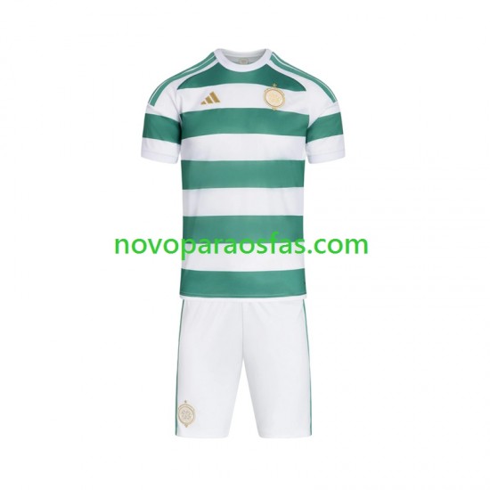 Camisolas Celtic FC Criança Casa 2026-2027 Manga Curta