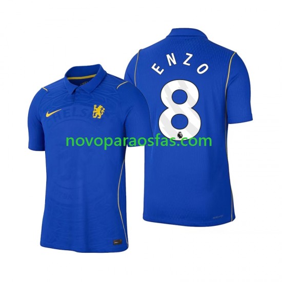 Camisolas Chelsea Enzo Fernandez 8 Homem Casa 2026-2027 Manga Curta