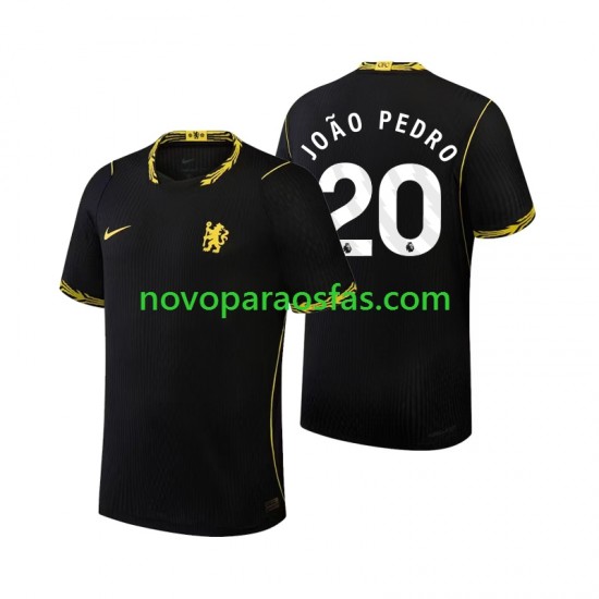 Camisolas Chelsea Joao Pedro 20 Homem Visitante 2026-2027 Manga Curta