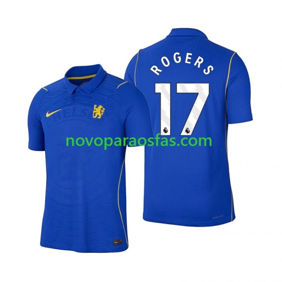 Camisolas Chelsea Morgan Rogers 17 Homem Casa 2026-2027 Manga Curta
