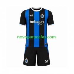 Camisolas Club Brugge Criança Casa 2026-2027 Manga Curta