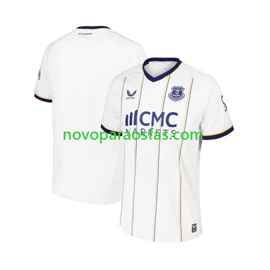 Camisolas Everton Homem Visitante 2026-2027 Manga Curta