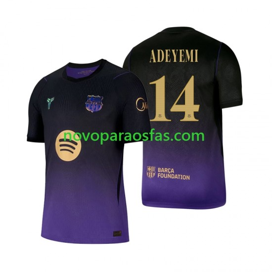 Camisolas FC Barcelona Karim Adeyemi 14 Homem Visitante 2026-2027 Manga Curta