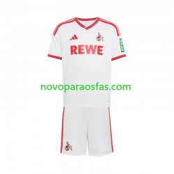 Camisolas FC Köln Criança Casa 2026-2027 Manga Curta