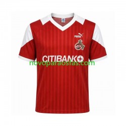 Camisolas FC Köln 1992 1993 Retro Homem Visitante Manga Curta