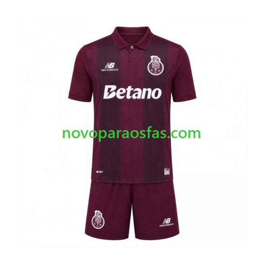 Camisolas FC Porto Criança Visitante 2026-2027 Manga Curta