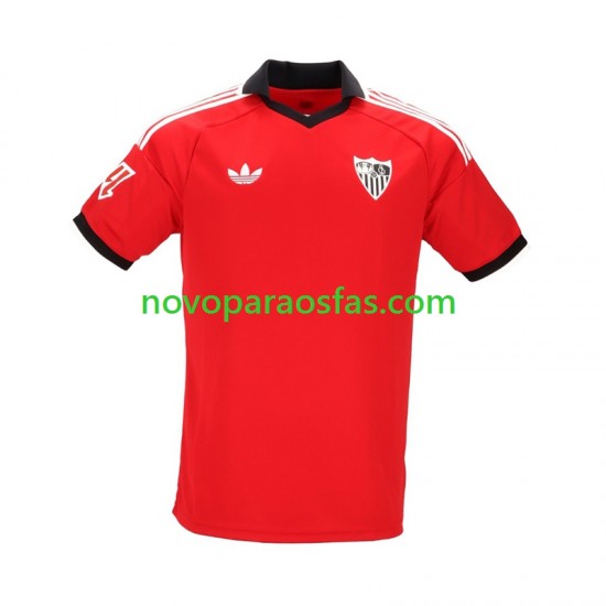 Camisolas Sevilla FC Homem Visitante 2026-2027 Manga Curta