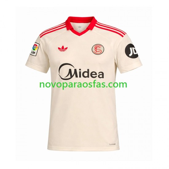 Camisolas Sevilla FC Retro Homem Casa 2025-2026 Manga Curta