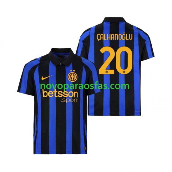 Camisolas Inter de Milão Hakan Calhanoglu 20 Homem Casa 2026-2027 Manga Curta