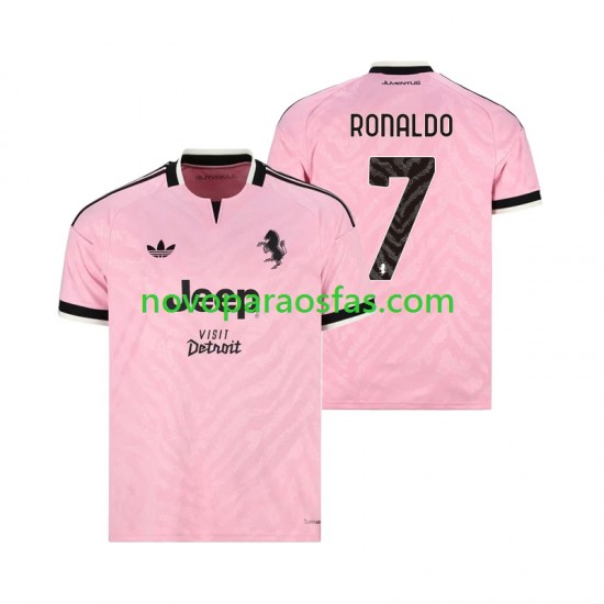 Camisolas Juventus Cristiano Ronaldo 7 Homem Visitante 2026-2027 Manga Curta