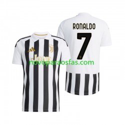 Camisolas Juventus Cristiano Ronaldo 7 Homem Casa 2026-2027 Manga Curta