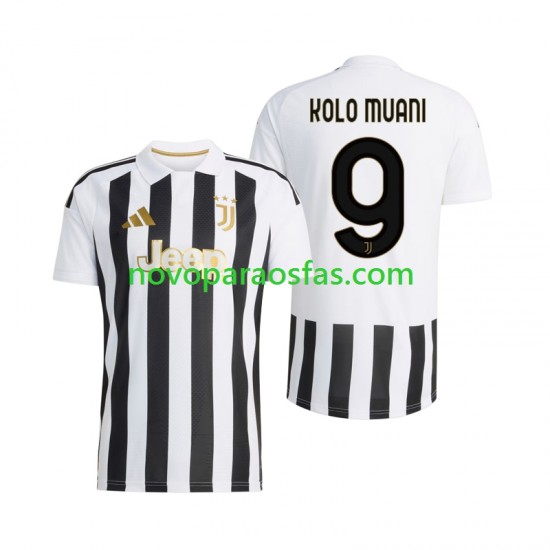 Camisolas Juventus Randal Kolo Muani 9 Homem Casa 2026-2027 Manga Curta
