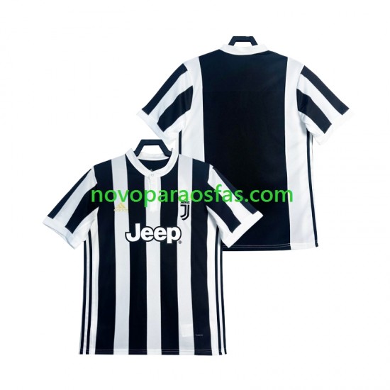 Camisolas Juventus 2017 2018 Retro Homem Casa Manga Curta