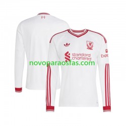 Camisolas Liverpool Homem Visitante 2026-2027 Manga Comprida