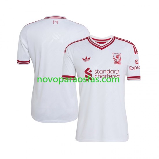 Camisolas Liverpool Homem Visitante 2026-2027 Manga Curta