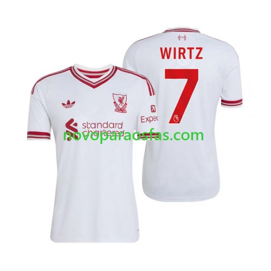 Camisolas Liverpool Florian Wirtz 7 Homem Visitante 2026-2027 Manga Curta