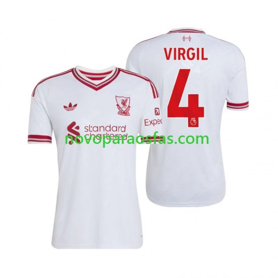 Camisolas Liverpool Virgil van Dijk 4 Homem Visitante 2026-2027 Manga Curta