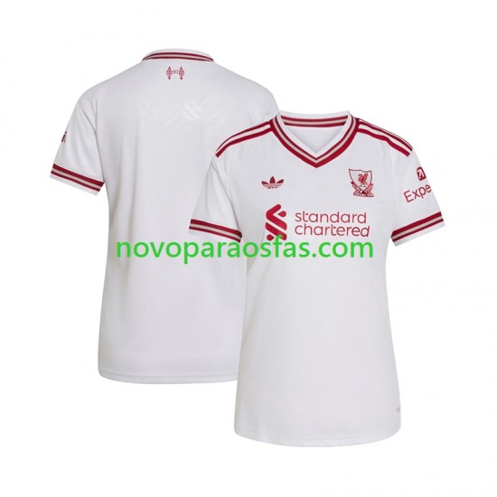 Camisolas Liverpool Mulher Visitante 2026-2027 Manga Curta
