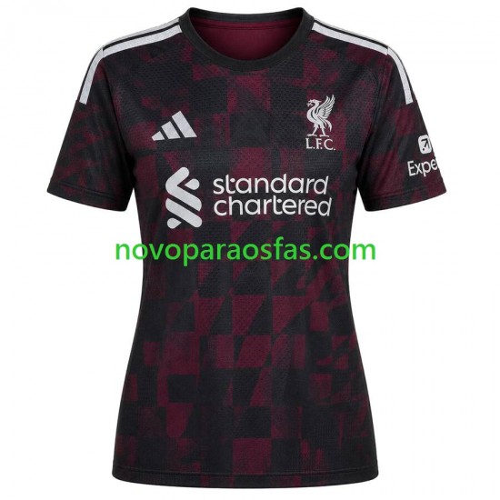 Camisolas Liverpool Mulher Alternativo 2026-2027 Manga Curta