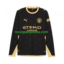 Camisolas Manchester City Homem Visitante 2026-2027 Manga Comprida