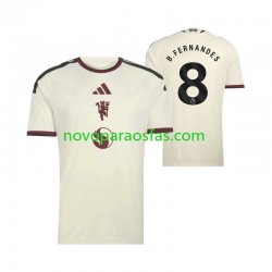 Camisolas Manchester United Bruno Fernandes 8 Homem Alternativo 2026-2027 Manga Curta