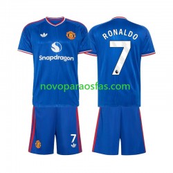 Camisolas Manchester United Cristiano Ronaldo 7 Criança Visitante 2026-2027 Manga Curta