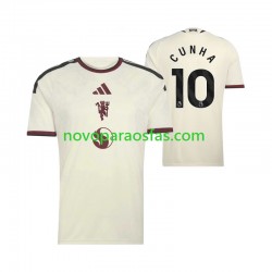Camisolas Manchester United Matheus Cunha 10 Homem Alternativo 2026-2027 Manga Curta