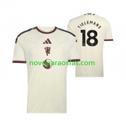 Camisolas Manchester United Youri Tielemans 18 Homem Alternativo 2026-2027 Manga Curta