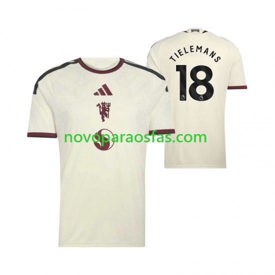 Camisolas Manchester United Youri Tielemans 18 Homem Alternativo 2026-2027 Manga Curta