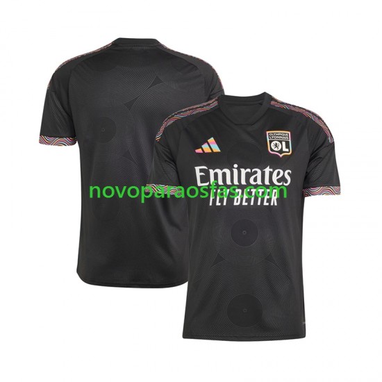 Camisolas Olympique Lyonnais Homem Alternativo 2026-2027 Manga Curta