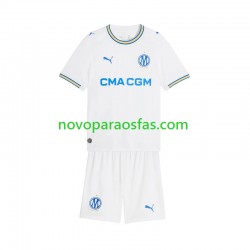 Camisolas Olympique de Marseille Criança Casa 2026-2027 Manga Curta