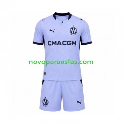 Camisolas Olympique de Marseille Criança Alternativo 2026-2027 Manga Curta
