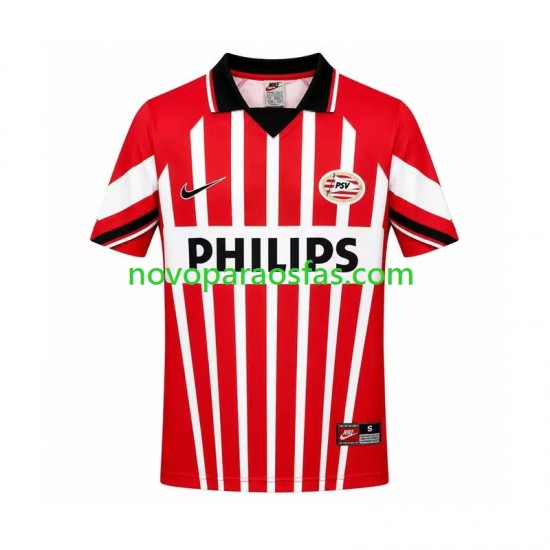 Camisolas PSV Eindhoven 1997 Retro Homem Casa Manga Curta