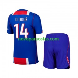 Camisolas Paris Saint-Germain Desire Doue 14 Criança Casa 2026-2027 Manga Curta