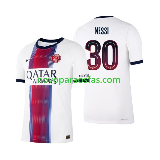 Camisolas Paris Saint-Germain Lionel Messi 30 Homem Visitante 2026-2027 Manga Curta