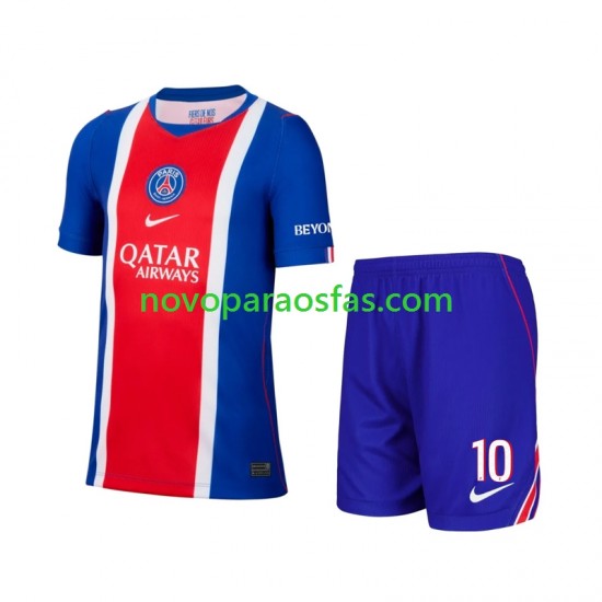 Camisolas Paris Saint-Germain Neymar JR 10 Criança Casa 2026-2027 Manga Curta