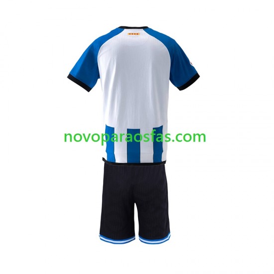 Camisolas RCD Espanyol Criança Casa 2026-2027 Manga Curta