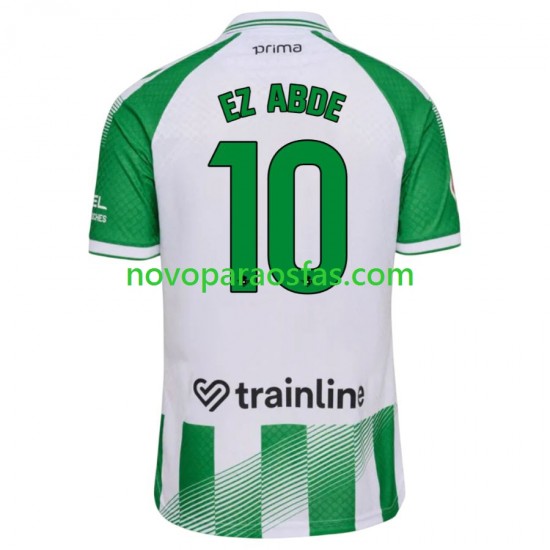 Camisolas Real Betis Abde Ezzalzouli 10 Homem Casa 2026-2027 Manga Curta
